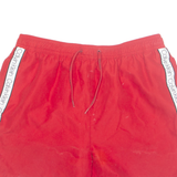 CALVIN KLEIN Mesh Lined Mens Swimming Shorts Red Relaxed M W30