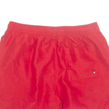 CALVIN KLEIN Mesh Lined Mens Swimming Shorts Red Relaxed M W30