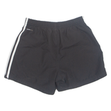 ADIDAS Mesh Lined Mens Swimming Shorts Black Relaxed S W26