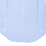 GOLDSTAR Mens Plain Shirt Blue Long Sleeve L