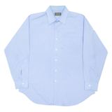 GOLDSTAR Mens Plain Shirt Blue Long Sleeve L