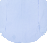 GOLDSTAR Mens Plain Shirt Blue Long Sleeve L