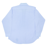 GOLDSTAR Mens Plain Shirt Blue Long Sleeve L