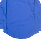 MALCO MODES Mens Plain Shirt Blue Long Sleeve L