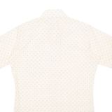 WEDGEFIELD Mens Shirt Cream Spotted L