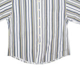 NATURAL ISSUE Mens Shirt White Striped XL