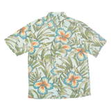 Mens Hawaiian Shirt Blue Floral M