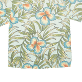 Mens Hawaiian Shirt Blue Floral M