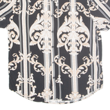 GUESS Mens Shirt Black Crazy Pattern L