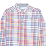 NAUTICA Mens Shirt Blue Check Long Sleeve XL