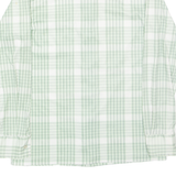 JCPENNEY Mens Shirt Green Check M