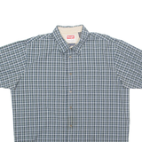 WRANGLER Mens Shirt Blue Check XL