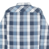 LEVI'S Mens Shirt Blue Check Long Sleeve M