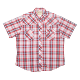 WRANGLER Mens Shirt Red Check XL