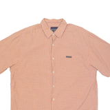 NAUTICA Mens Shirt Orange Check XL