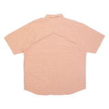 NAUTICA Mens Shirt Orange Check XL