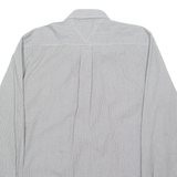 TOMMY HILFIGER Mens Shirt Black Check Long Sleeve L