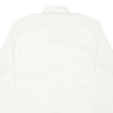 C&A Mens Plain Shirt White Long Sleeve L