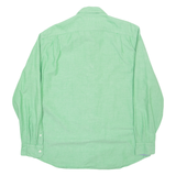 NAUTICA Mens Plain Shirt Green Long Sleeve L