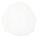 TOMMY HILFIGER Mens Plain Shirt White Long Sleeve L