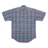 CHAPS RALPH LAUREN Mens Shirt Blue Check M