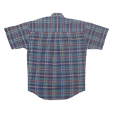 CHAPS RALPH LAUREN Mens Shirt Blue Check M