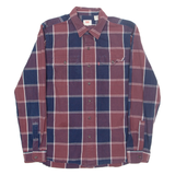 LEVI'S Mens Shirt Red Check Long Sleeve M