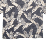 BATIK BAY Mens Hawaiian Shirt Black Crazy Pattern 2XL