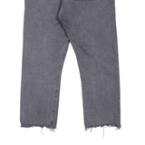 LEVI'S 501 Jeans Womens Grey Regular Straight W32 L24