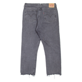 LEVI'S 501 Jeans Womens Grey Regular Straight W32 L24