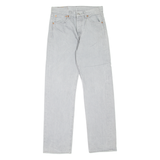 LEVI'S 501 Jeans Mens Grey Regular Straight W26 L29