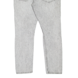LEVI'S 512 Jeans Distressed Mens Grey Slim Tapered Stone Wash W36 L29