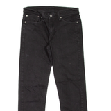 LEVI'S 511 Jeans Mens Black Slim Straight W28 L27