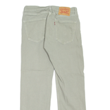 LEVI'S 505 Jeans Mens Grey Regular Straight W30 L30