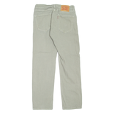 LEVI'S 505 Jeans Mens Grey Regular Straight W30 L30