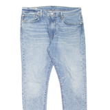 LEVI'S 512 BIG E Jeans Mens Blue Slim Tapered Stone Wash W36 L34