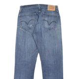 LEVI'S 505 Jeans Mens Blue Regular Straight Stone Wash W31 L32