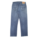 LEVI'S 505 Jeans Mens Blue Regular Straight Stone Wash W31 L32