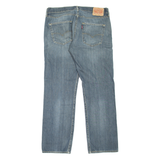 LEVI'S 501 Jeans Mens Blue Regular Straight Stone Wash W34 L30