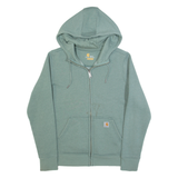 CARHARTT Womens Green Hoodie Full Zip M