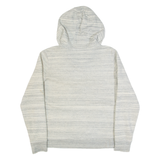 CARHARTT Relaxed Fit 1/4 Zip Up Womens Grey Hoodie L