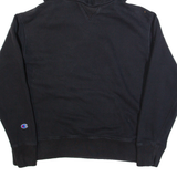 CHAMPION Womens Black Hoodie L