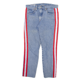 LEVI'S Big E Mens Jeans Blue Slim Tapered Stone Wash W32 L21