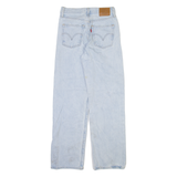 LEVI'S Ribcage Premium Womens Jeans Blue Slim Straight W25 L28