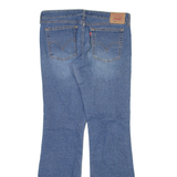 LEVI'S 518 Womens Jeans Blue Regular Bootcut Stone Wash W32 L33