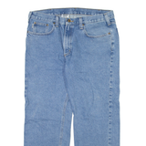 CARHARTT Mens Jeans Blue Relaxed Straight W38 L30