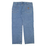 CARHARTT Mens Jeans Blue Relaxed Straight W38 L30
