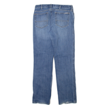 CARHARTT Womens Jeans Blue Regular Straight Stone Wash W31 L31