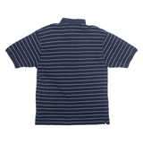TOMMY HILFIGER GOLF Mens Polo Shirt Blue Striped L