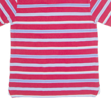 TOMMY HILFIGER Mens Polo Shirt Red Striped M